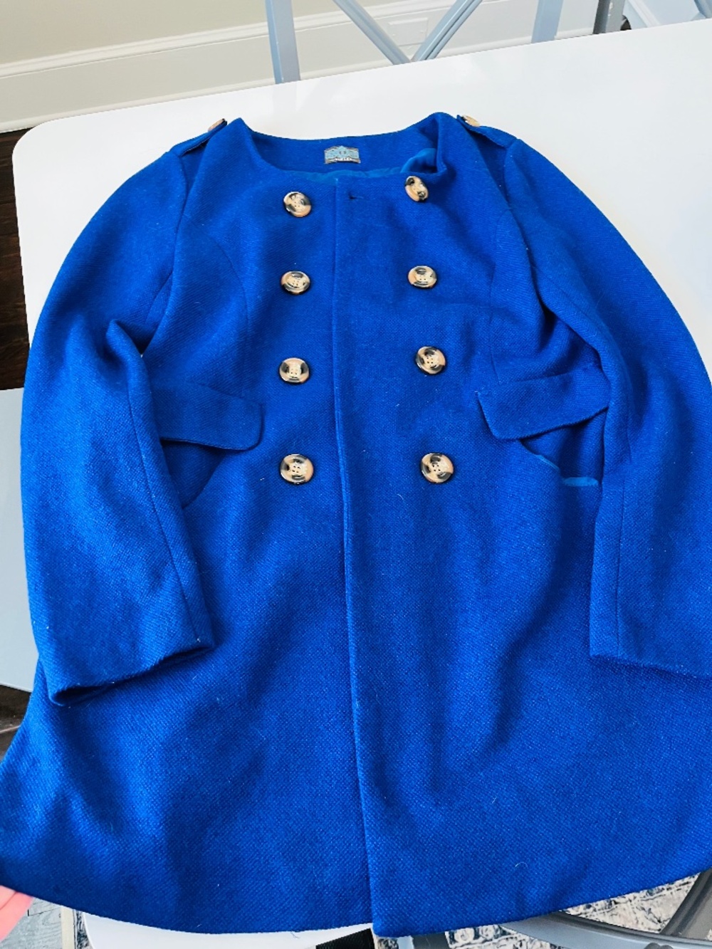 Gorgeous Tinley Coat ! Beautiful blue color ! Size Small